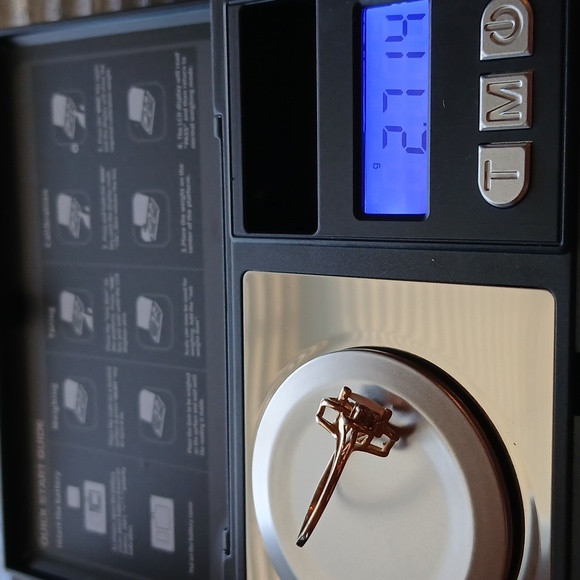 Vintage Opal Ring With Diamonds 2.7g 14K Gold, Size 7 - Picture 7 of 11